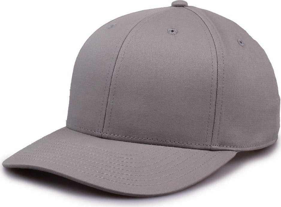 The Game GB515 Twill Snapback Cap - Gray - HIT A Double