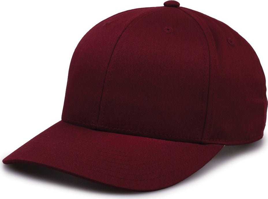 The Game GB515 Twill Snapback Cap - Maroon - HIT A Double