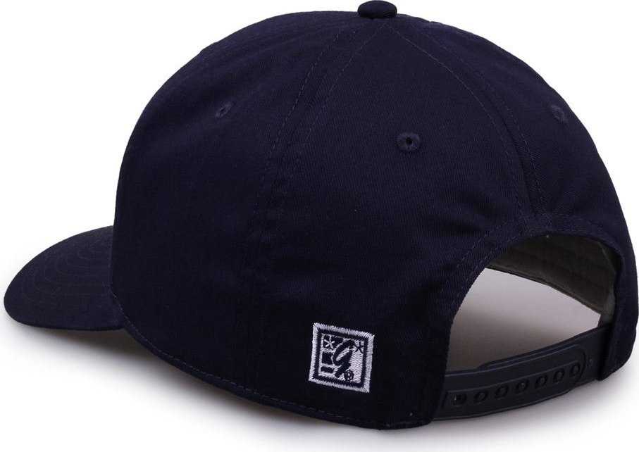 The Game GB515 Twill Snapback Cap - Navy - HIT A Double