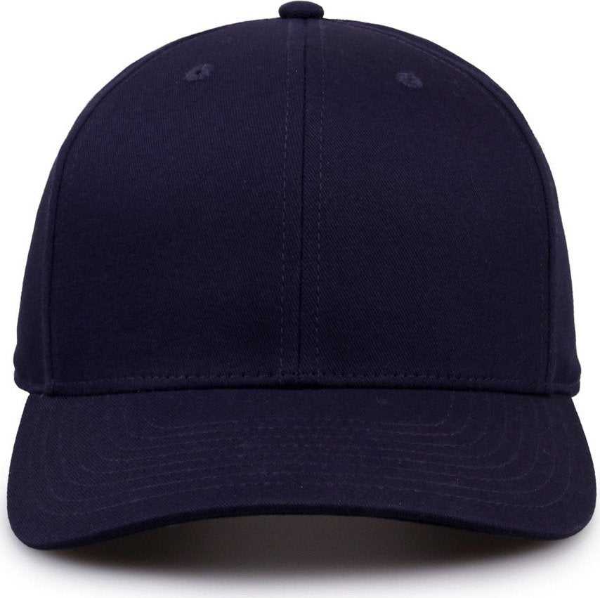The Game GB515 Twill Snapback Cap - Navy - HIT A Double