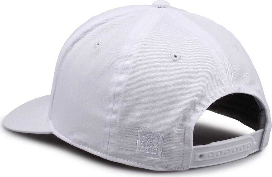 The Game GB515 Twill Snapback Cap - White - HIT A Double