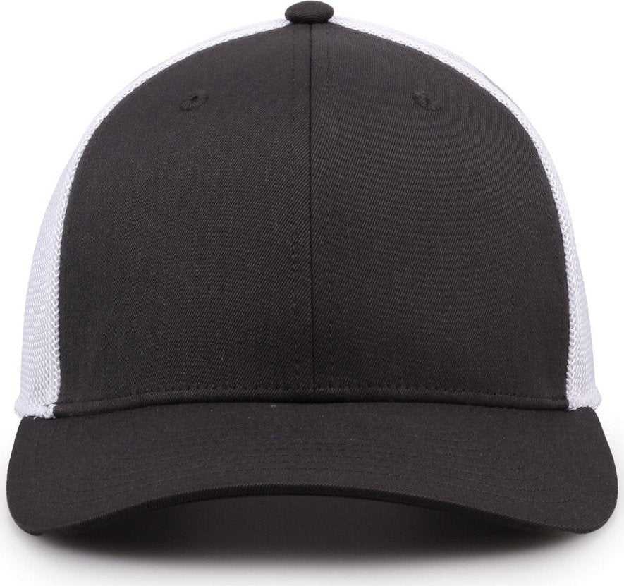 The Game GB518 Everyday Trucker Cap - Dark Gray White - HIT a Double
