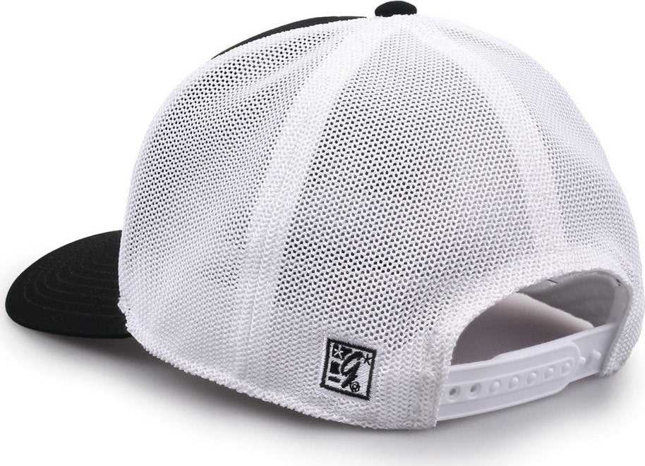 The Game GB518 Everyday Trucker Cap - Dark Green White - HIT a Double