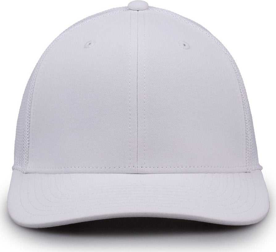 The Game GB518 Everyday Trucker Cap - White - HIT a Double
