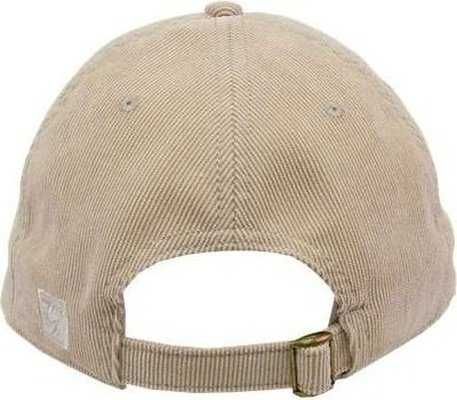 The Game GB568 Relaxed Corduroy Cap - Stone - HIT a Double - 2
