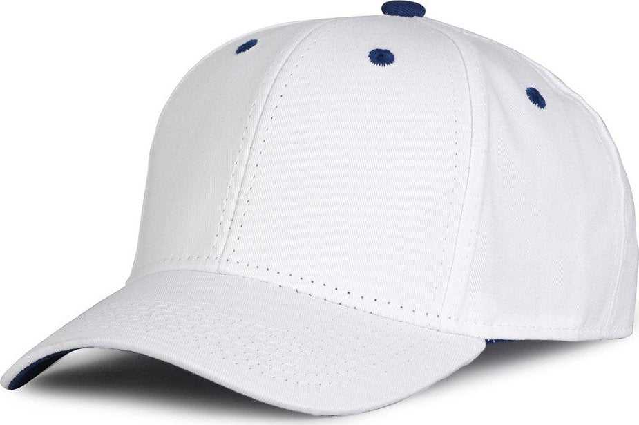 The Game GB2016 White Snapback Cotton Twill Cap - White Royal - HIT A Double