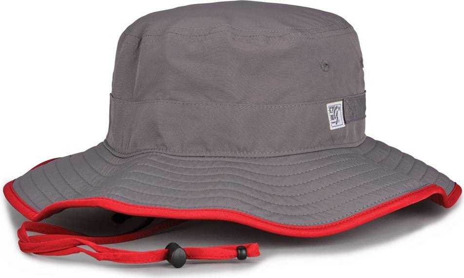 The Game GB400 Ultralight Boonie - Dark Gray Red - HIT a Double