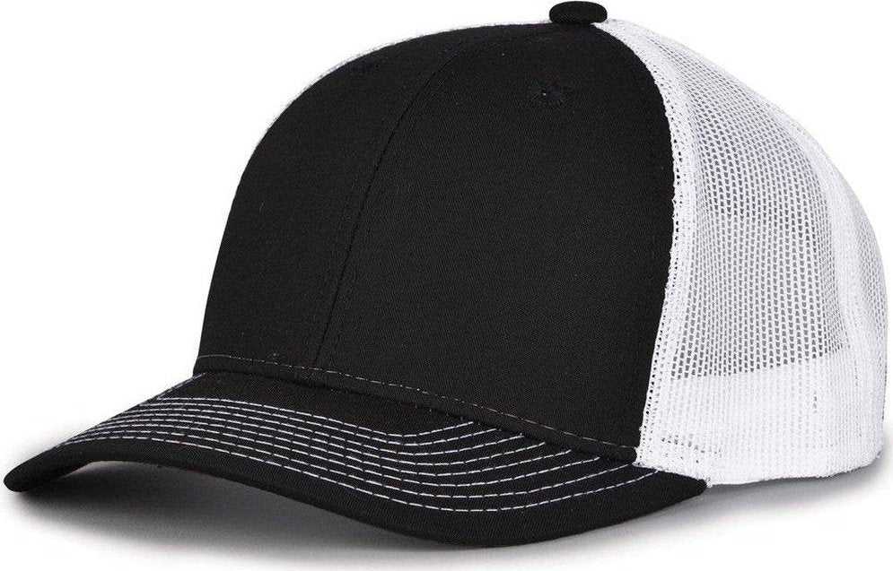 The Game GB452E Everyday Trucker Cap - Black White - HIT a Double
