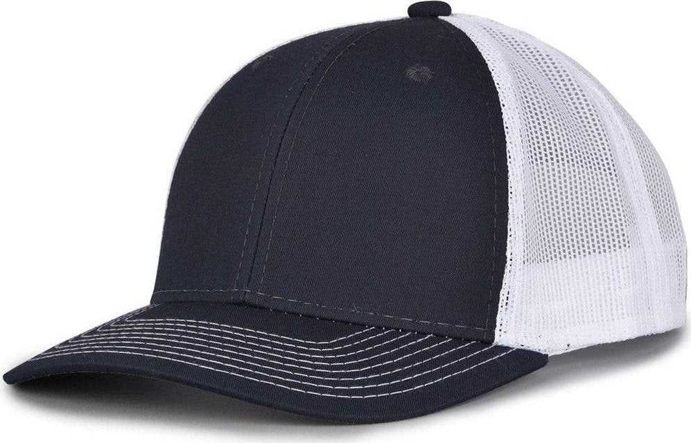 The Game GB452E Everyday Trucker Cap - Navy White - HIT a Double
