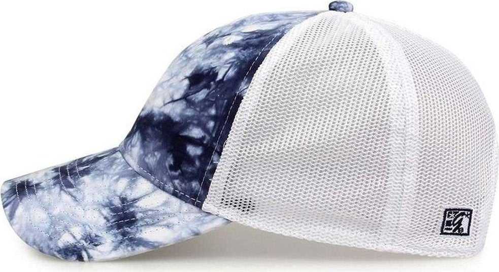 The Game GB470 Lido Tie-Dyed Trucker Cap - Navy Tonal - HIT a Double