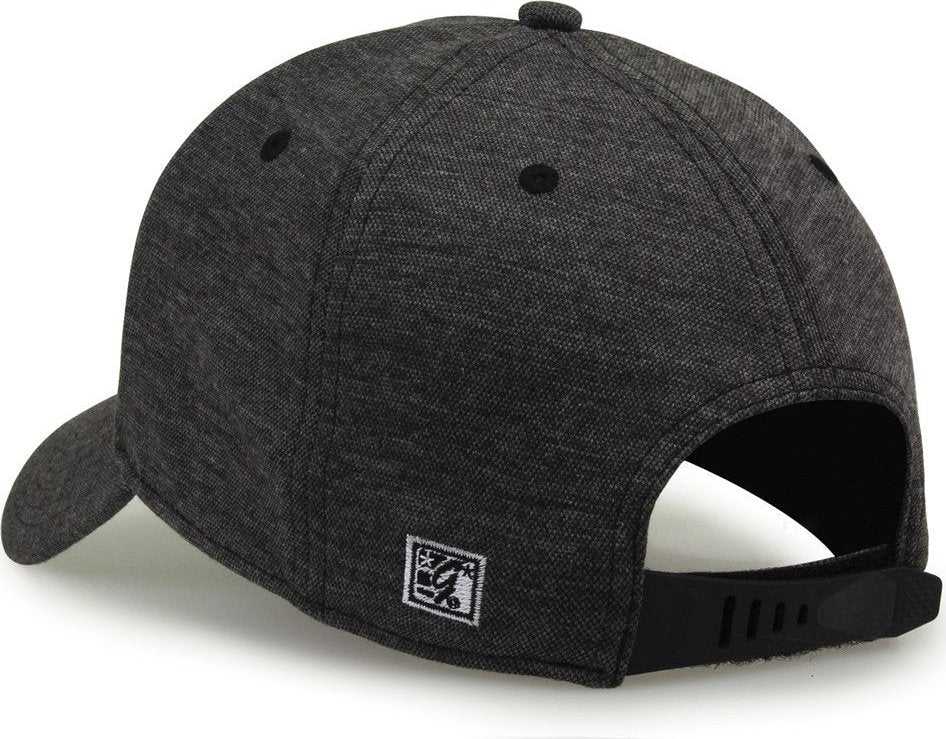 The Game GB476 Polo Pique Low Profile Cap - Black - HIT a Double - 3