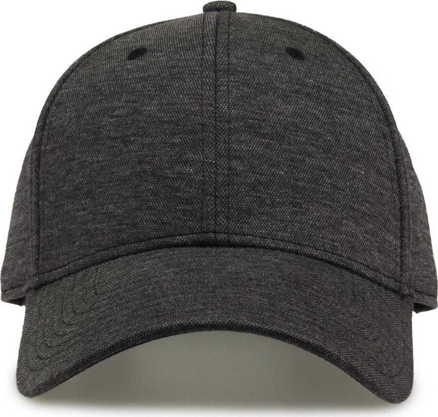 The Game GB476 Polo Pique Low Profile Cap - Black - HIT a Double - 2