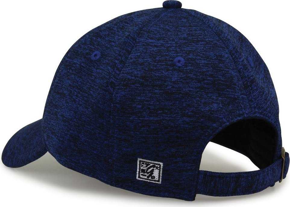 The Game GB477 Peppered Heather Cap - Royal - HIT a Double - 3