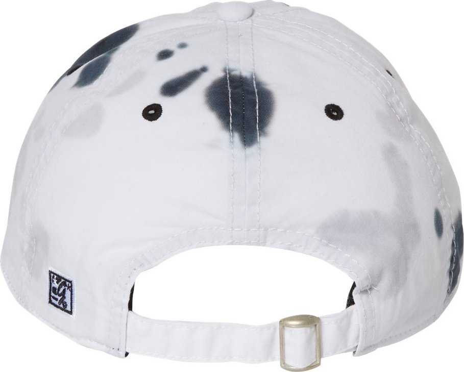 The Game GB482 Asbury Tie-Dyed Twill Cap - Greyscale - HIT a Double