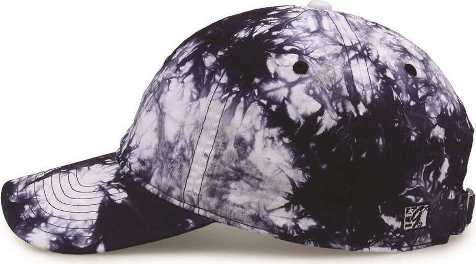 The Game GB482 Asbury Tie-Dyed Twill Cap - Navy Tonal - HIT a Double