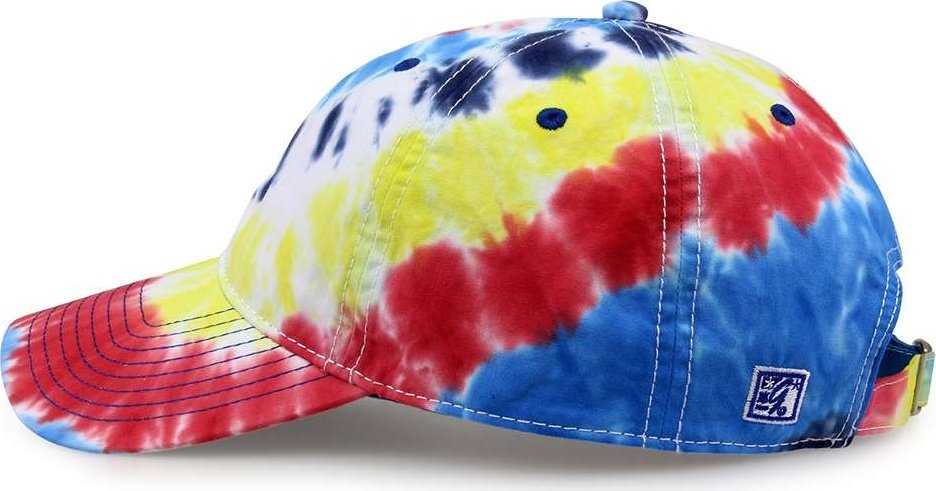 The Game GB482 Asbury Tie-Dyed Twill Cap - Rainbow - HIT a Double