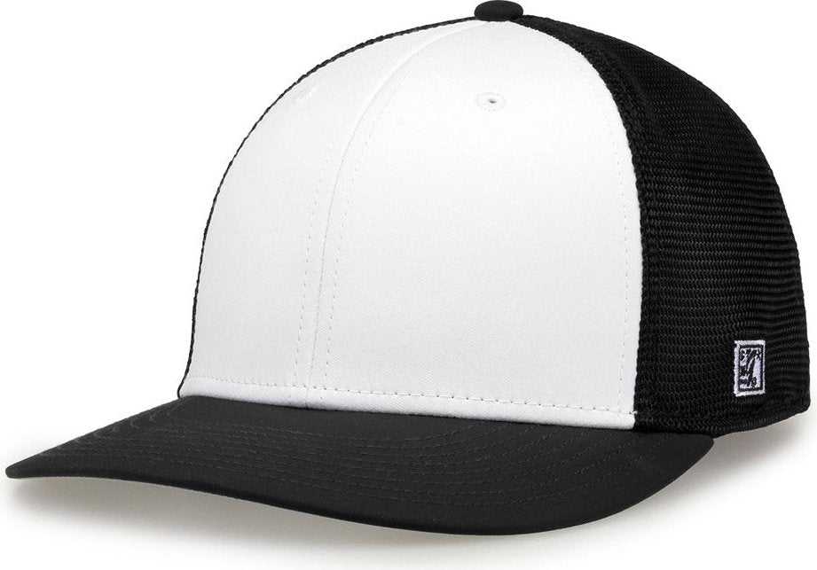 The Game GB483A GameChanger and Diamond Mesh Adjustable Cap - White Black