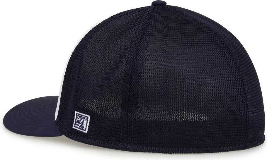 The Game GB483 On-Field GameChanger with Diamond Mesh Cap - White Navy
