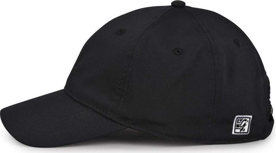 The Game GB484 Low Profile GameChanger Cap - Black - HIT a Double - 2