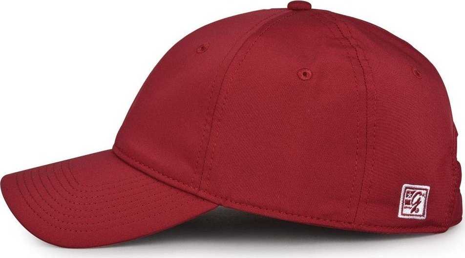 The Game GB484 Low Profile GameChanger Cap - Cardinal - HIT a Double - 2