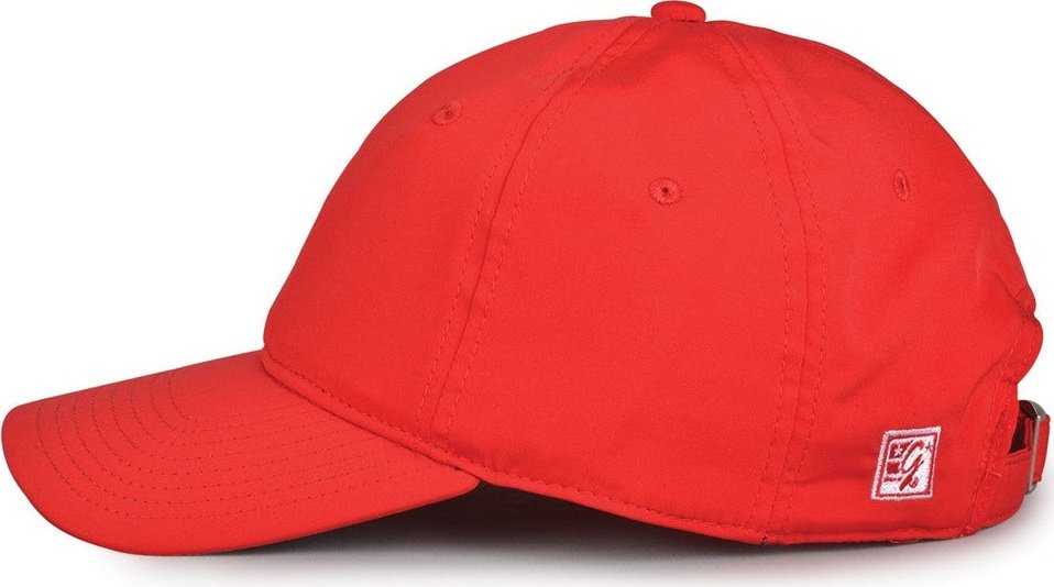 The Game GB484 Low Profile GameChanger Cap - Red - HIT a Double - 2