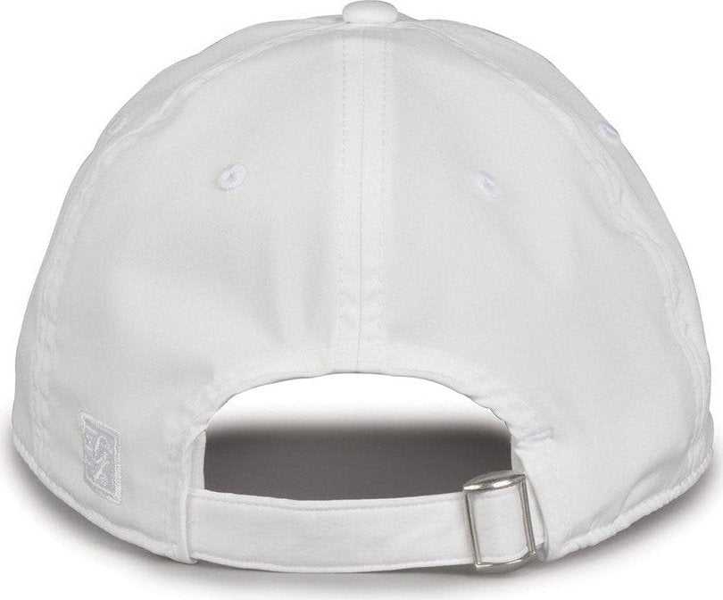 The Game GB484 Low Profile GameChanger Cap - White - HIT a Double - 3