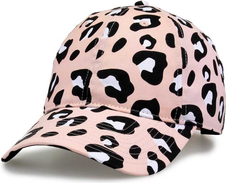 The Game GB490 Relaxed Leopard Cap - Creamsicle - HIT a Double - 2