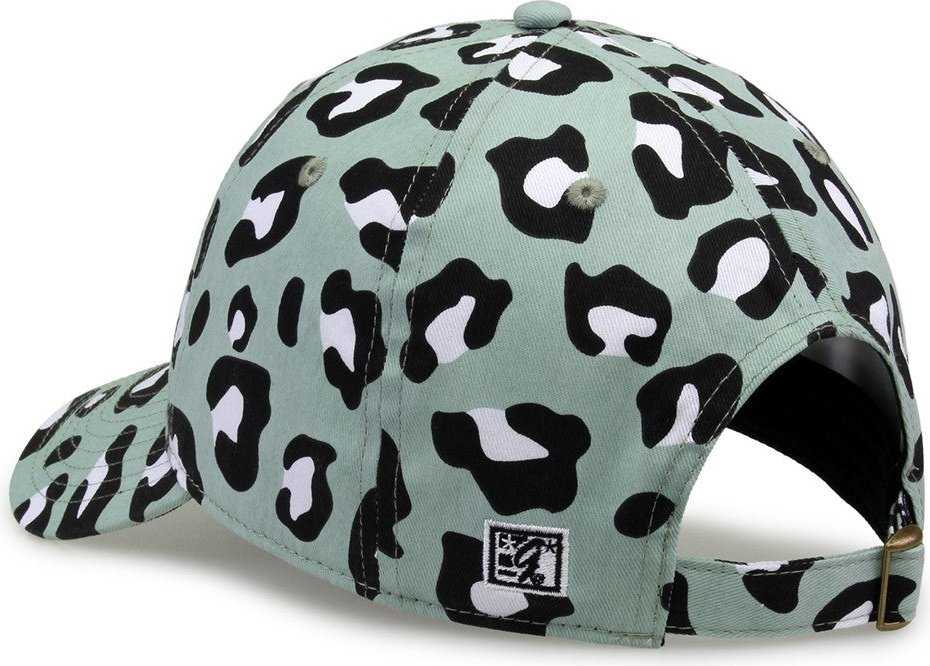The Game GB490 Relaxed Leopard Cap - Greenstone