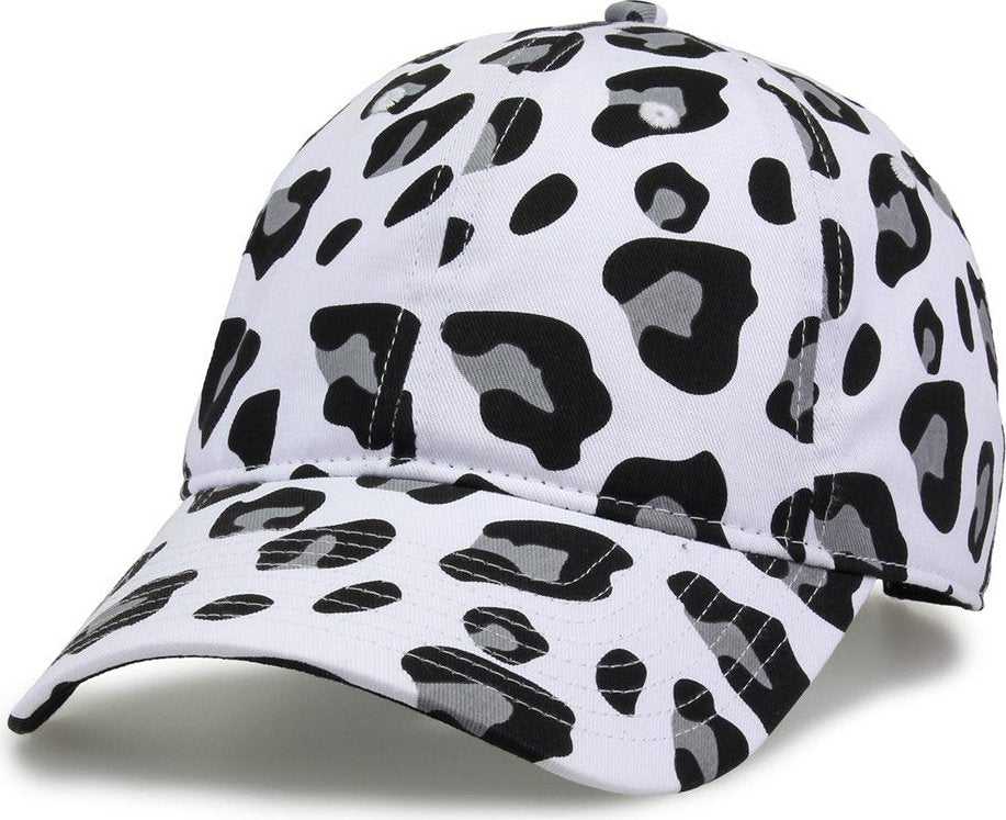The Game GB490 Relaxed Leopard Cap - White - HIT a Double - 2