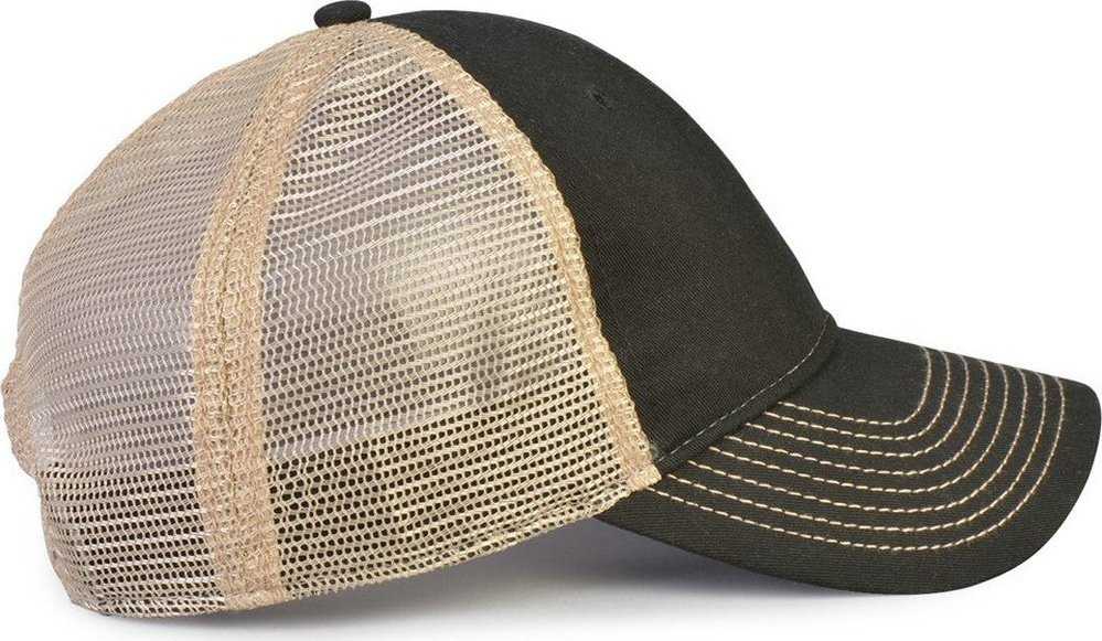 The Game GB880 Soft Trucker Cap - Black - HIT a Double - 3
