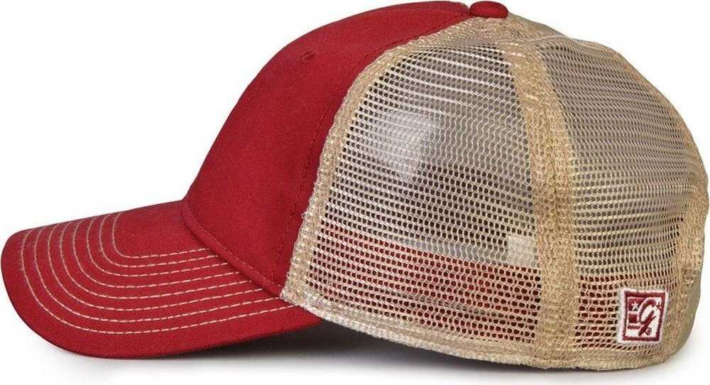 The Game GB880 Soft Trucker Cap - Cardinal - HIT a Double - 1