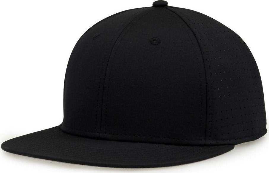 The Game GB906Y Youth Perforated GameChanger Snapback Cap - Black