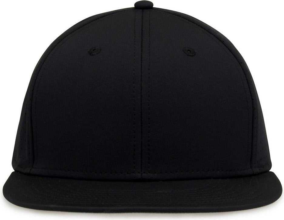 The Game GB906Y Youth Perforated GameChanger Snapback Cap - Black - HIT a Double - 2