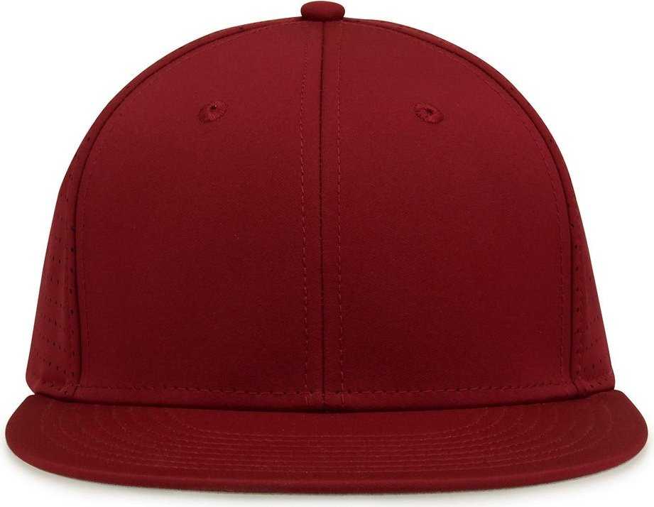 The Game GB906Y Youth Perforated GameChanger Snapback Cap - Cardinal - HIT a Double - 2