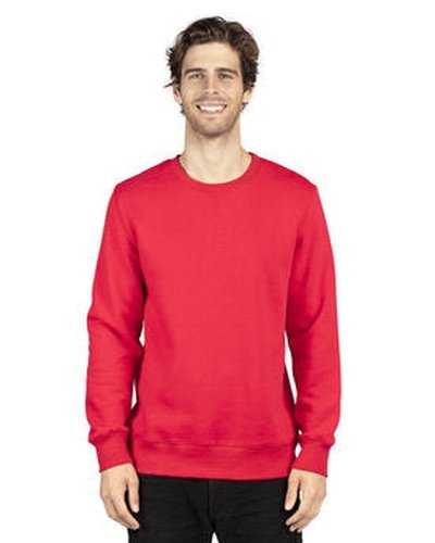 Threadfast Apparel 320C Unisex ULIGHTimate Crewneck Sweatshirt - Red - HIT a Double