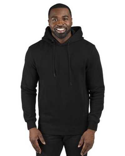 Threadfast Apparel 320H Unisex ULIGHTimate Fleece Pullover Hooded Sweatshirt - Black - HIT a Double