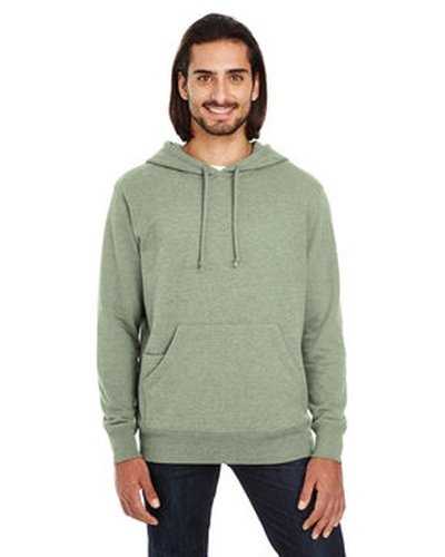 Threadfast Apparel 321H Unisex Triblend French Terry Hoodie - Army Heather - HIT a Double