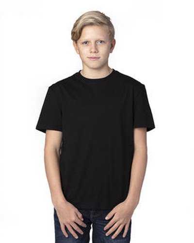Threadfast Apparel 600A Youth ULIGHTimate T-Shirt - Black - HIT a Double