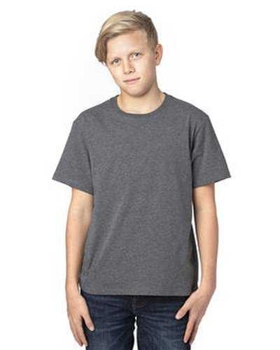 Threadfast Apparel 600A Youth ULIGHTimate T-Shirt - Charcoal Heather - HIT a Double