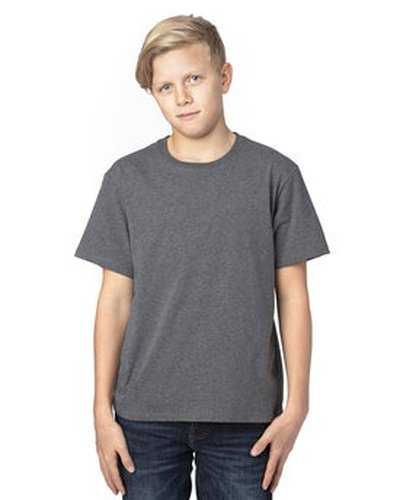 Threadfast Apparel 600A Youth ULIGHTimate T-Shirt - Charcoal Heather - HIT a Double