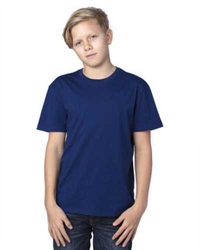 Threadfast Apparel 600A Youth ULIGHTimate T-Shirt - Navy - HIT a Double