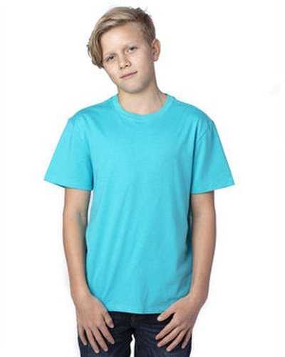 Threadfast Apparel 600A Youth ULIGHTimate T-Shirt - Pacific Blue - HIT a Double
