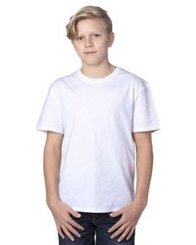 Threadfast Apparel 600A Youth ULIGHTimate T-Shirt - White - HIT a Double