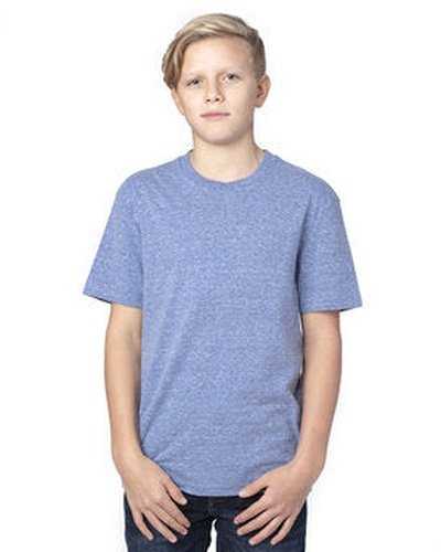 Threadfast Apparel 602A Youth Triblend T-Shirt - Navy Triblend - HIT a Double