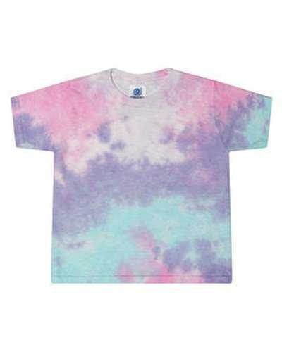 Tie-Dye 1050CD Ladies&#39; Cropped T-Shirt - Cotton Candy - HIT a Double