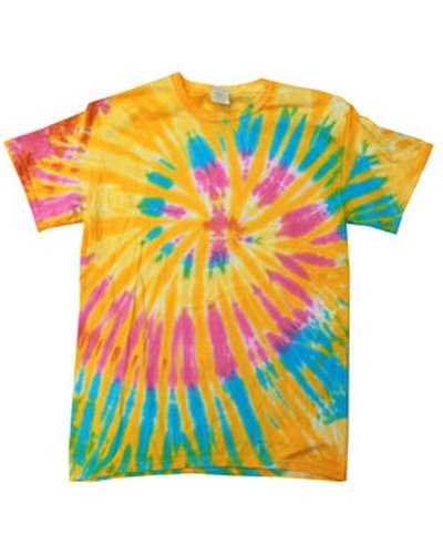 Tie-Dye CD100Y Youth 54 oz 100% Cotton T-Shirt - Aurora - HIT a Double