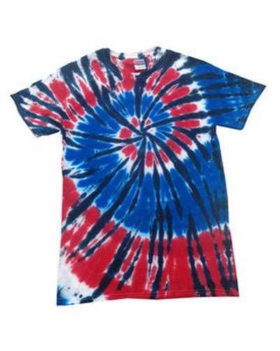 Tie-Dye CD100Y Youth 54 oz 100% Cotton T-Shirt - Independence - HIT a Double