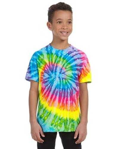 Tie-Dye CD100Y Youth 54 oz 100% Cotton T-Shirt - Saturn - HIT a Double