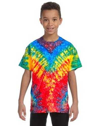 Tie-Dye CD100Y Youth 54 oz 100% Cotton T-Shirt - Woodstock - HIT a Double