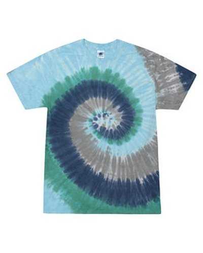 Tie-Dye CD100 Adult 54 oz, 100% Cotton T-Shirt - Earth - HIT a Double